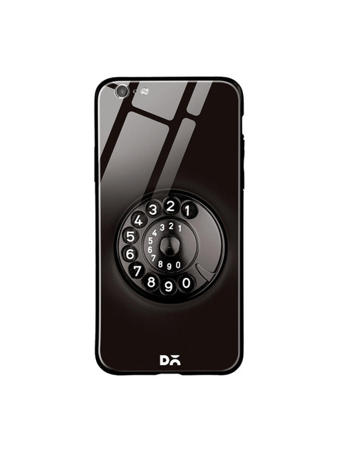 

DailyObjects Black Printed Dialer Glass iPhone 6 Mobile Cover