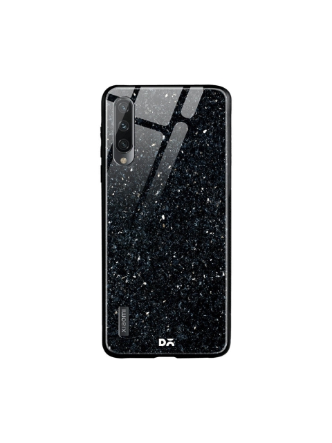 

DailyObjects Black Starry Sky Xiaomi Mi A3 Glass Case Cover