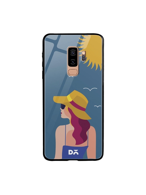

DailyObjects Teal Blue & Beige Sun Tan Samsung Galaxy S9 Plus Glass Case Cover