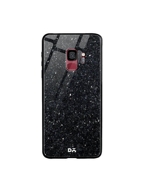 

DailyObjects Black Starry Sky Samsung Galaxy S9 Marble Glass Case Cover