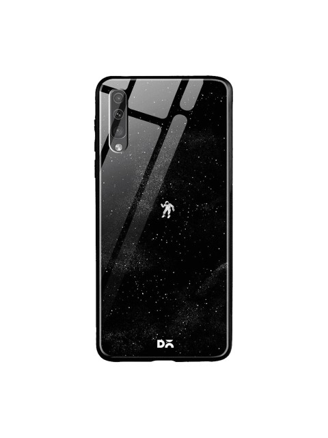 

DailyObjects Black Gravity Samsung Galaxy A30s Glass Case Cover