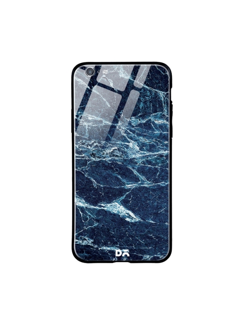 

DailyObjects Blue & Black Sea iPhone 6S Glass Case Cover, Multi