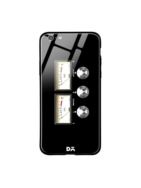 

DailyObjects Unisex Black & Off-White Amp iPhone 6S Glass Case Cover