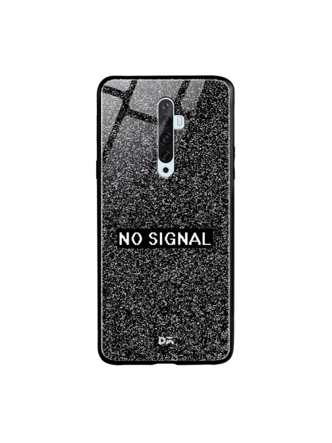 

DailyObjects Black & White No Signal Oppo Reno 2Z Glass Case Cover