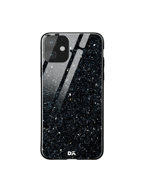 

DailyObjects Black Starry Sky iPhone 11 Glass Case Cover