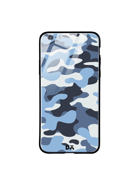 

DailyObjects Blue & White Camouflage Aquatic iPhone 6 Glass Case Cover