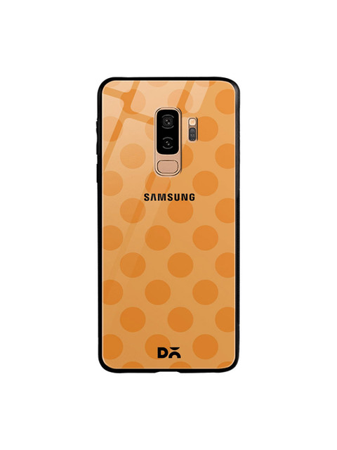 

DailyObjects Orange Samsung Galaxy S9 Plus Glass Case Cover