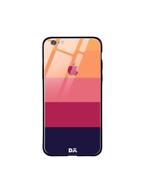 

DailyObjects Blue & Pink Coral Quin iPhone 6S Glass Case Cover