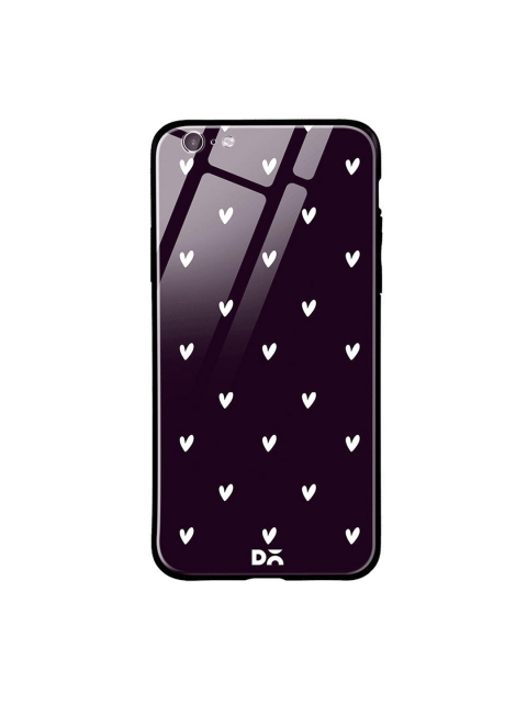 

DailyObjects Purple & White Bundle Heart Plum iPhone 6 Glass Case Cover