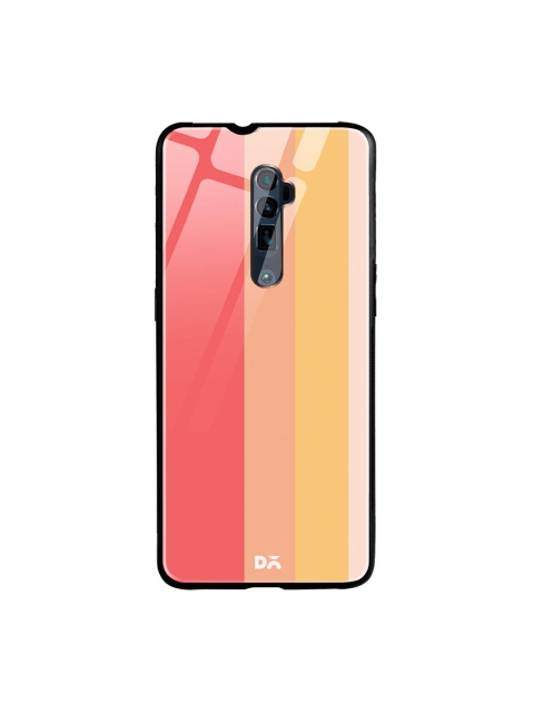 

DailyObjects Peach-Coloured & Pink Vertical Oppo Reno 10X Zoom Glass Case Cover