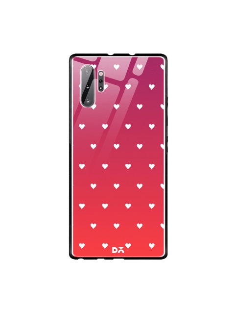 

DailyObjects Red & White Berry Hearts Samsung Galaxy Note 10 Plus Glass Mobile Case Cover