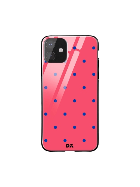 

DailyObjects Pink & Blue Bubbles Candy iPhone 11 Glass Mobile Case Cover