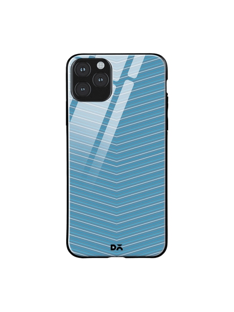 

DailyObjects Blue & White iPhone 11 Pro Glass Case Cover