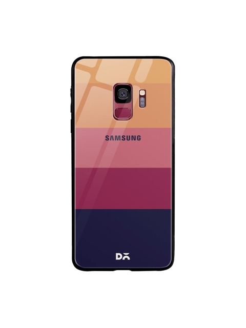

DailyObjects Pink & Orange Quin Samsung Galaxy S9 Glass Case Cover