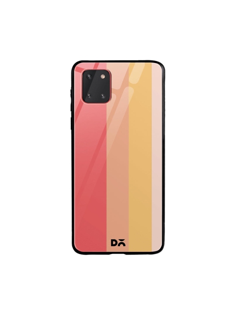 

DailyObjects Pink & Peach-Coloured Vertical Striped Samsung Galaxy Note 10 Lite Glass Case Cover