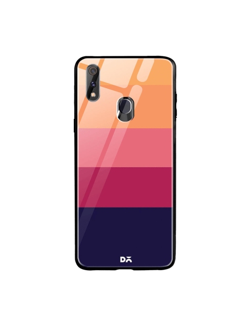 

DailyObjects Coral Quin Oppo Realme 3 Pro Glass Case Cover, Orange