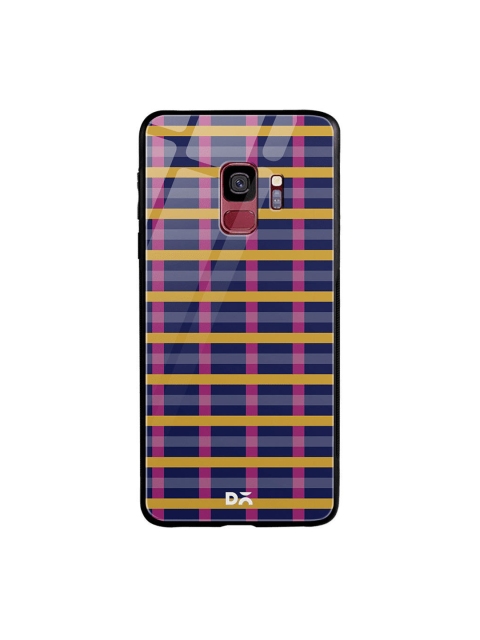 

DailyObjects Navy Blue & Yellow Multi Pipes Samsung Galaxy S9 Glass Mobile Case Cover