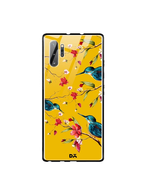 

DailyObjects Yellow & Red Melody Birds Samsung Galaxy Note 10 Plus Glass Case Cover