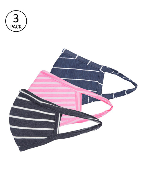 

Mast & Harbour Adults Pack of 3 Reusable 3-Layer Outdoor Masks, Multi