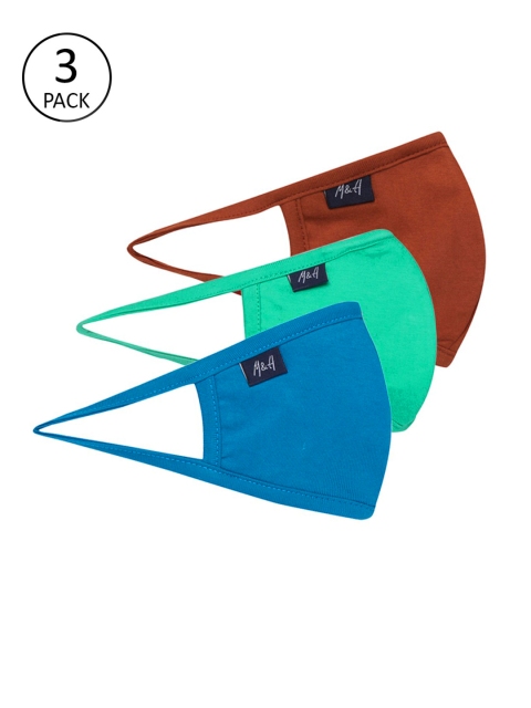 

Mast & Harbour Adults Multicoloured Pack of 3 Reusable 3-Layer Outdoor Masks, Multi