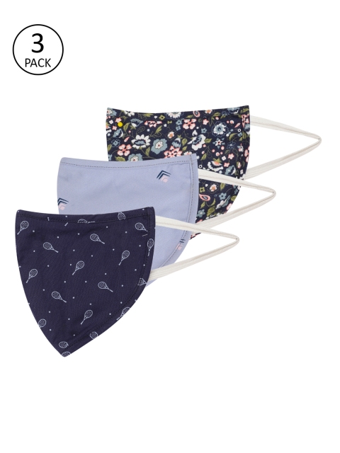 

Mast & Harbour Adults Multicoloured Pack of 3 Reusable 3-Layer Outdoor Masks, Multi