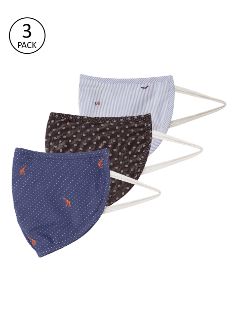 

Mast & Harbour Adults Multicoloured Pack of 3 Reusable 3-Layer Outdoor Masks, Multi
