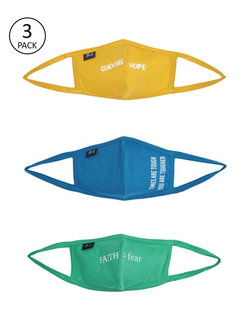 

Mast & Harbour Unisex Pack of 3 Outdoor Face Masks, Green