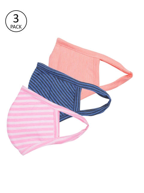 

Mast & Harbour Unisex Pack of 3 Outdoor Face Masks, Pink