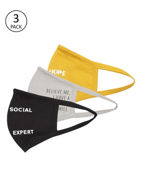 

Mast & Harbour Adults Pack of 3 Reusable 3-Layer Outdoor Masks, Multi