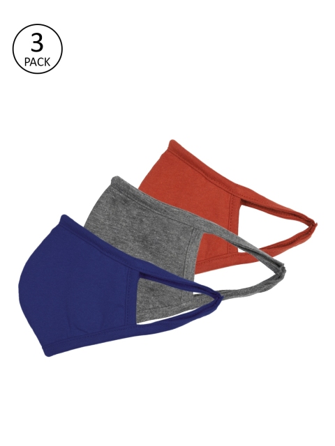 

Mast & Harbour Unisex Pack of 3 Outdoor Face Masks, Blue