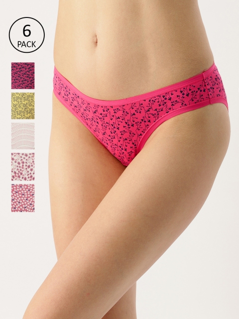 

Amante Women Pack of 6 Printed Briefs 1283835-1-10597204-1, Pink