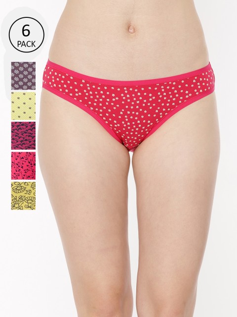 

Amante Women Pack of 6 Basic Briefs, Multi