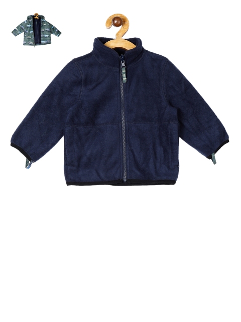 

The Childrens Place Boys Pack of 2 Printed Padded Jacket, Green