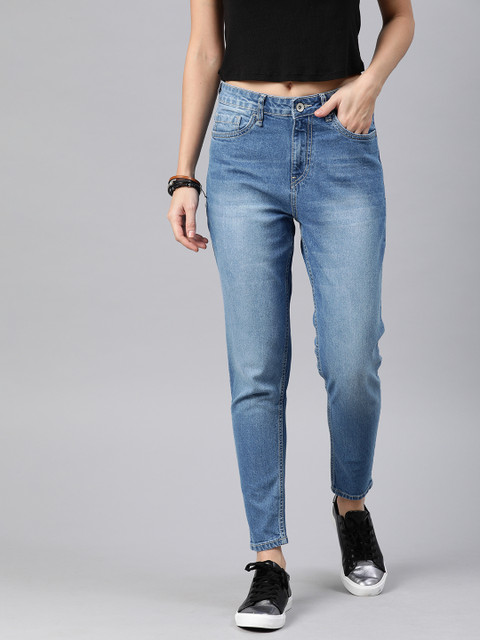 

Roadster Women Blue Skinny Fit High-Rise Clean Look Stretchable Jeans