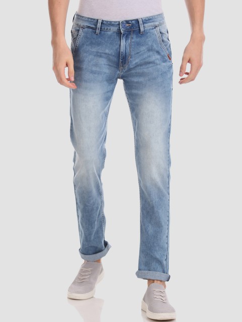 

Flying Machine Men Blue Slim Fit Mid-Rise Clean Look Jeans