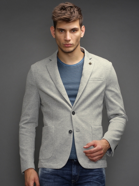 

SELECTED Grey Mathias Single-Breasted Blazer