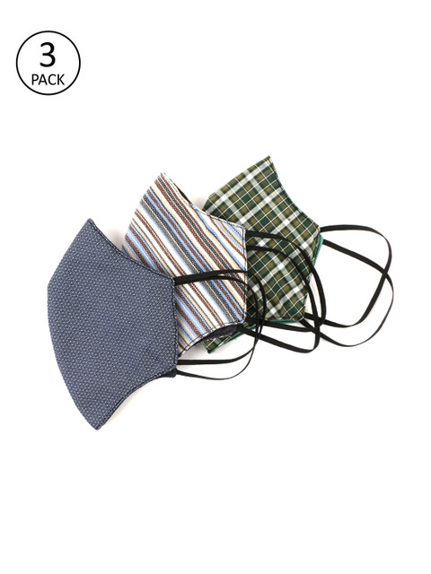 

Carlton London Unisex 3 Pcs 3-Ply Outdoor Reusable Masks, Multi