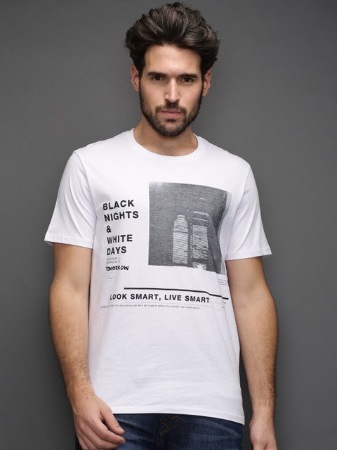 

SELECTED White York Printed T-shirt