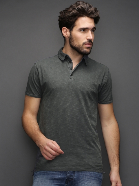 

SELECTED Grey Polo T-shirt