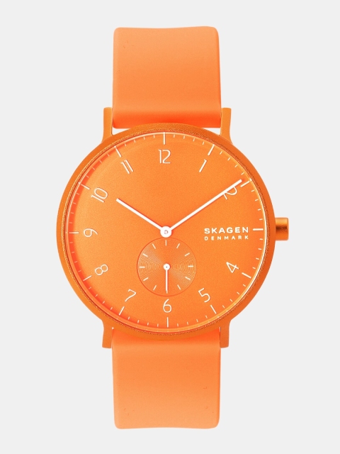 

SKAGEN Men Orange Analogue Watch SKW6558