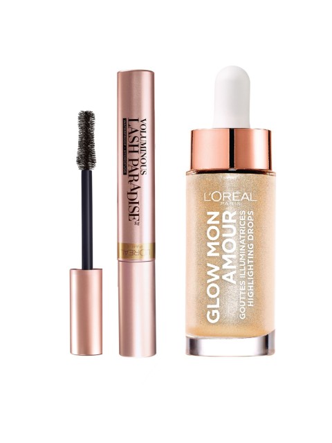 

LOreal Paris Set Of Mascara & Highlighting Drops, Black