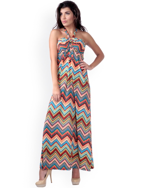 

Heart 2 Heart Multicoloured Printed Maxi Dress, Multi