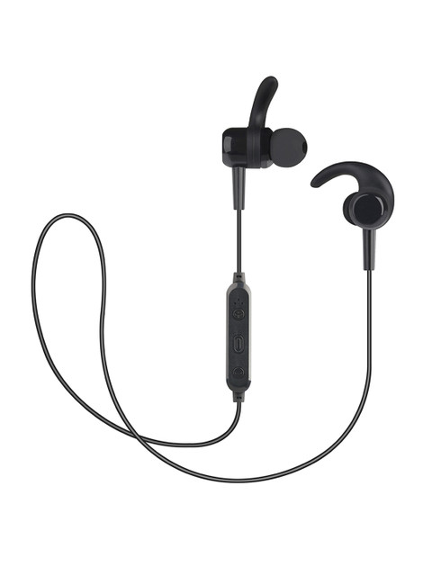 

pTron Unisex Black BassFest In-Ear Stereo Wireless Bluetooth Earphones with Mic