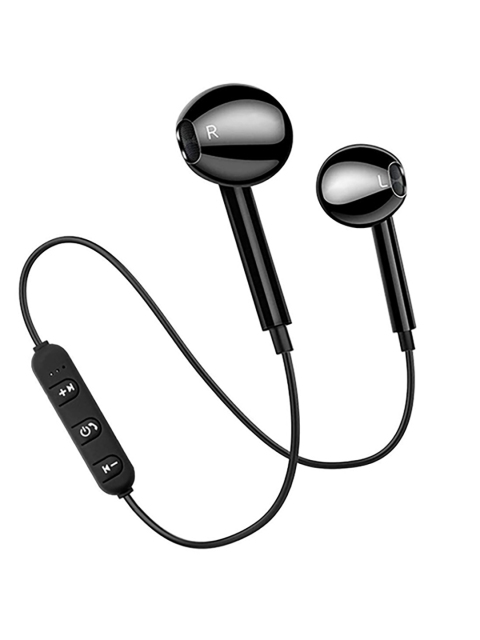 

pTron Black Avento In-Ear Stereo Sound Wireless Earphones with Mic