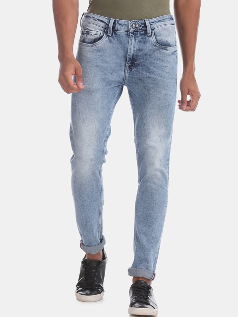 

Ed Hardy Men Blue Super Slim Fit Mid-Rise Clean Look Jeans