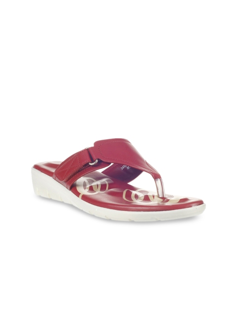 

Khadims Women Maroon Printed Heels