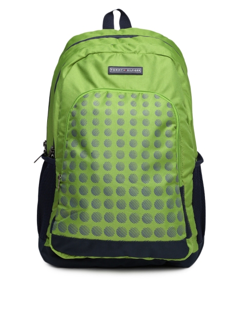 

Tommy Hilfiger Unisex Green & Navy Printed Backpack