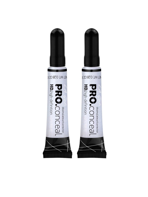 

L.A Girl Set of 2 Pro HD Concealers - Iridescent 8g, White