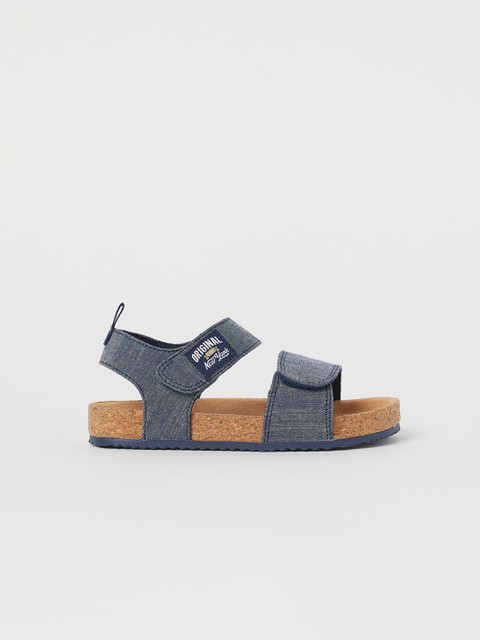 

H&M Boys Grey Sandals, Blue