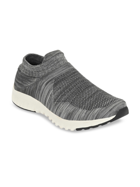

Mactree Men Grey Slip-On Sneakers